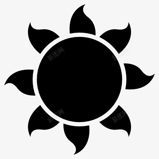 太阳标志图标png_新图网 https://ixintu.com 太阳