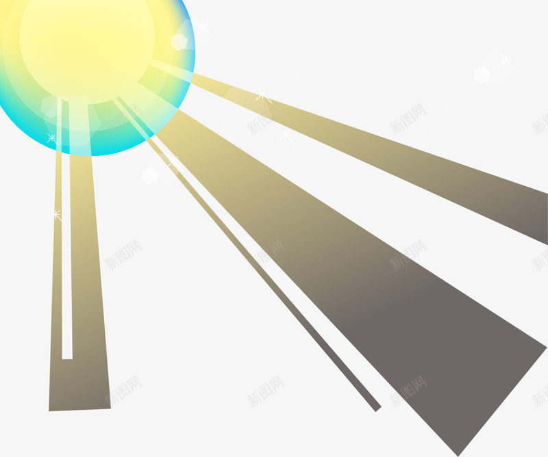 照射的太阳光png免抠素材_新图网 https://ixintu.com 光束 太阳 太阳光 照射