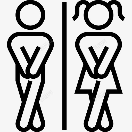 厕所图标png_新图网 https://ixintu.com humanpictos 人 信号 厕所 厕所标志 女人 浴室 男人