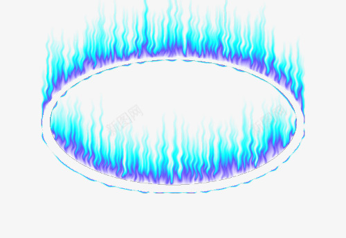 蓝色火苗png免抠素材_新图网 https://ixintu.com 彩色 火焰 火苗 燃气 蓝色 鼠绘