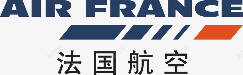 法国航空logo矢量图图标图标
