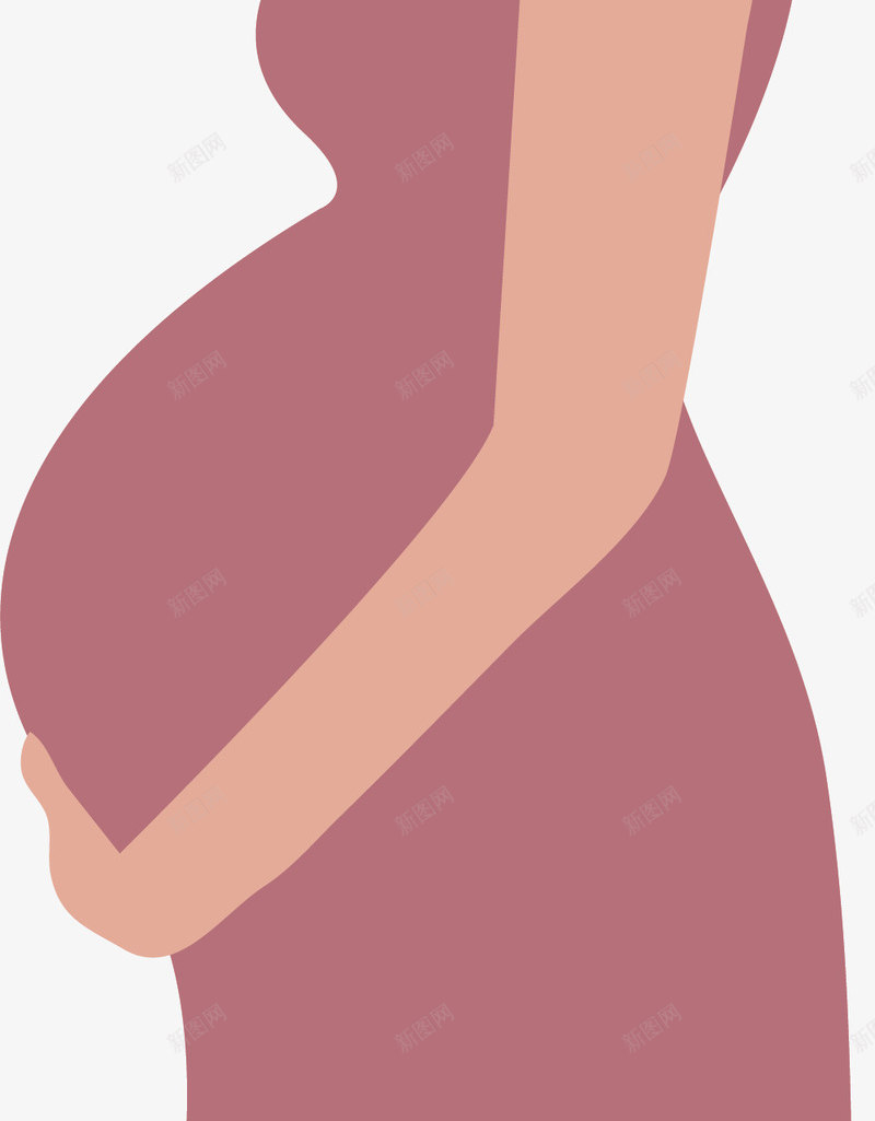 年轻孕妇png免抠素材_新图网 https://ixintu.com 孕妇 孕妇卡通 孕妇手绘 孕妈妈卡通 年轻 怀孕女人