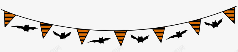 节日庆祝装饰彩带png免抠素材_新图网 https://ixintu.com 庆祝 彩带 节日 蝙蝠 装饰