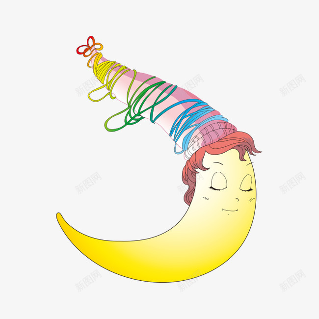 月亮星星卡通png免抠素材_新图网 https://ixintu.com 半月 卡通 团圆 星星 月亮 月圆 节日 香蕉 香蕉人