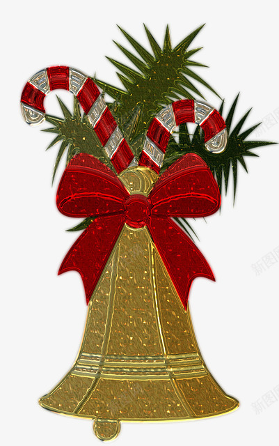 圣诞节铃铛装饰元素png免抠素材_新图网 https://ixintu.com 圣诞元素 圣诞快乐 圣诞节 庆祝 节日 装饰