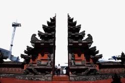巴厘岛海神庙景点素材
