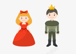 童话故事王子与公主素材