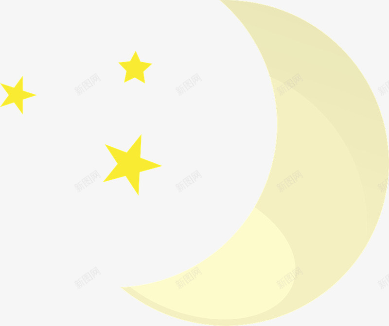 月亮符号png免抠素材_新图网 https://ixintu.com 免费png 夜 星星 月亮 装饰 预测