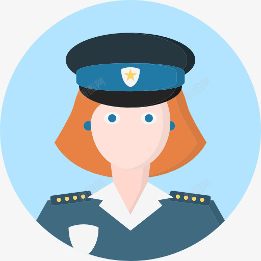 警察图标png_新图网 https://ixintu.com 头像 女人 用户 社会概况 职业和工作 警察