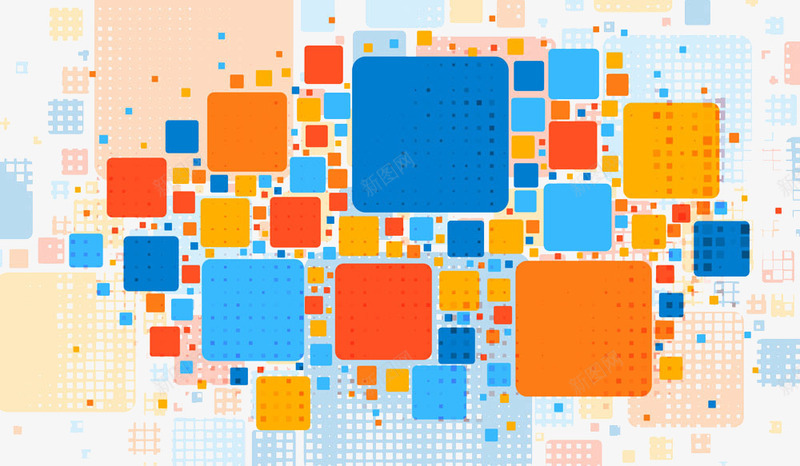 彩色方块合集png免抠素材_新图网 https://ixintu.com 几何图案 彩色方块 方块 橙色方块 炫彩几何 蓝色方块