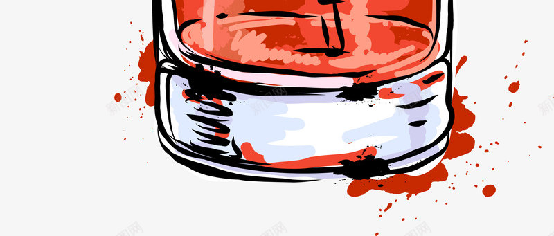 红色美味果汁png免抠素材_新图网 https://ixintu.com 冰块 果汁 清凉夏日 红色 美味 装饰图案 饮料