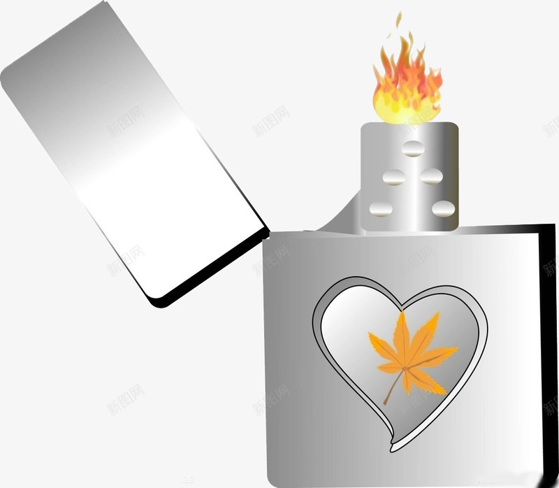 照明工具打火机png免抠素材_新图网 https://ixintu.com zippo 办公用品 复古打火机 打火机 火焰 烟具 生活用品 芝宝