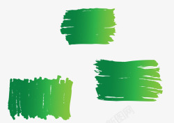 家装节素材绿色笔刷效果矢量图高清图片