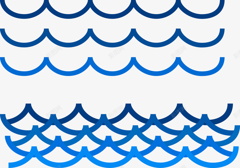 浪花矢量图ai免抠素材_新图网 https://ixintu.com 波浪 浪花 海浪 矢量图