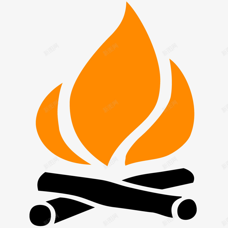 火焰标识图标png_新图网 https://ixintu.com 徽章 标识 火焰 燃烧