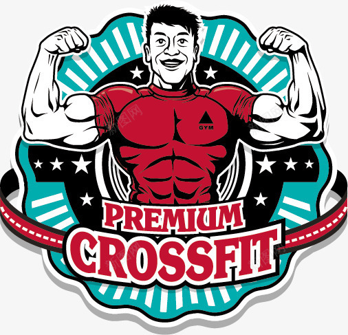 健身标志标识图标png_新图网 https://ixintu.com logo设计 健美 健身 健身俱乐部logo 健身标识 力量 卡通 强壮肌肉男 肌肉男 锻炼