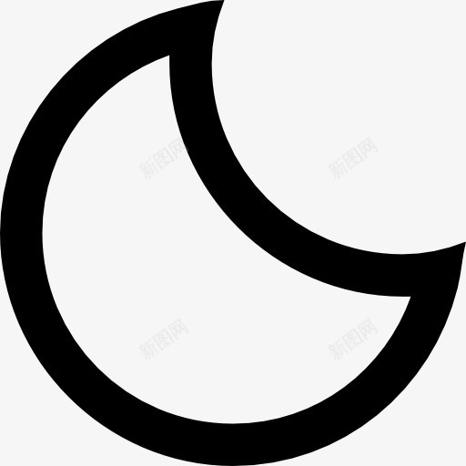 新月阶段概述象征天气界面图标png_新图网 https://ixintu.com 冲程 天气 山楂天气中风 新月 月亮 月相 概述 符号