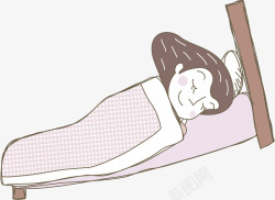 闭目养神的女人睡觉的女生高清图片