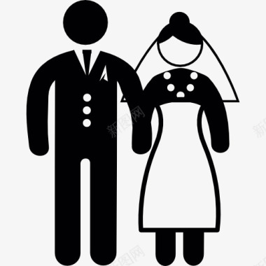 婚姻夫妻图标图标