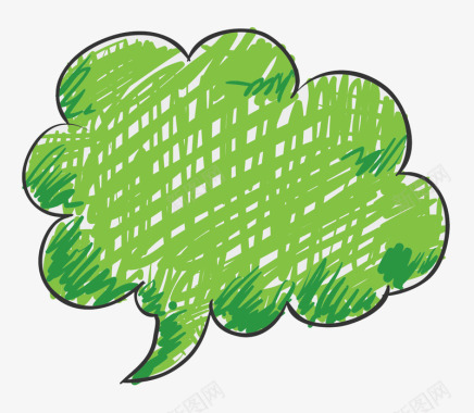 绿色对话框图标图标
