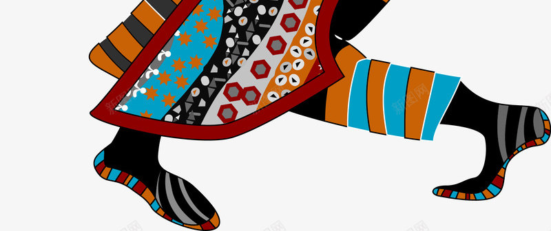 手绘印第安女人png免抠素材_新图网 https://ixintu.com 卡通人物 女人素材 手绘 手绘人物 手绘女人