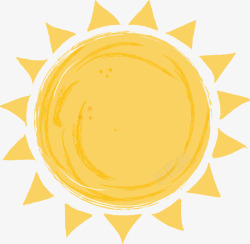 儿童画太阳手绘太阳高清图片