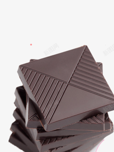 方块巧克力png免抠素材_新图网 https://ixintu.com 休闲 娱乐 零食 黑巧克力