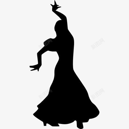女人剪影舞弗拉门戈图标png_新图网 https://ixintu.com 人的剪影 女人 弗拉门戈 弗拉门戈的图标 舞者 舞蹈