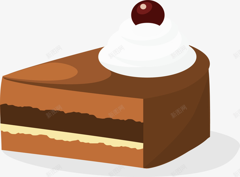 巧克力蛋糕png免抠素材_新图网 https://ixintu.com 卡通 奶糕 奶糕片 小奶糕 巧克力 牛奶糕 蛋黄奶糕