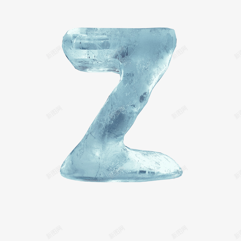 蓝色冰块字母Zpng免抠素材_新图网 https://ixintu.com PNG图形 Z 冰块 字母 蓝色 装饰 雕刻