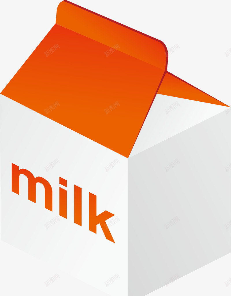 牛奶包装矢量图ai免抠素材_新图网 https://ixintu.com 包装 牛奶 牛奶包装 矢量图