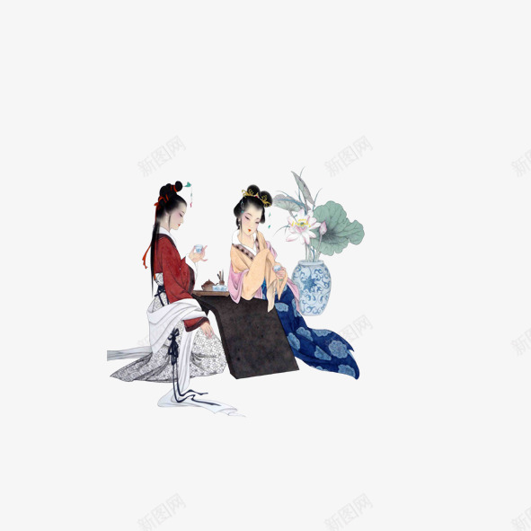 古代女人psd免抠素材_新图网 https://ixintu.com 古代 古代女人 女人