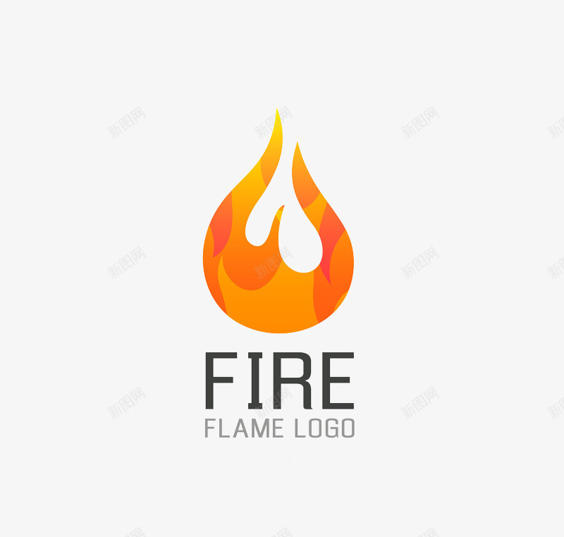 火焰LOGO图标psd_新图网 https://ixintu.com LOGO 创意 标志 温暖 火焰