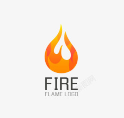 温暖标志火焰LOGO图标高清图片