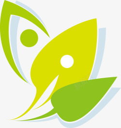 三片叶子素描三片叶子图标矢量图高清图片