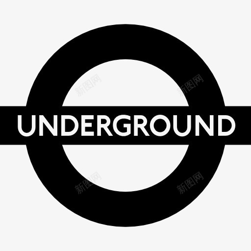伦敦地铁标志图标png_新图网 https://ixintu.com 伦敦地铁 圆形 地下 地铁标志 标志 标识 符号