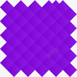 手绘立体方块紫色立体背景图高清图片
