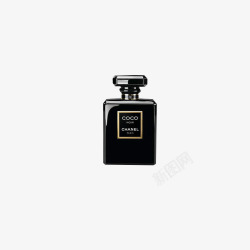 黑色香水瓶黑色香水瓶子高清图片