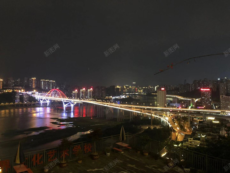 重庆美丽的夜景图标png_新图网 https://ixintu.com 桥都 美丽的夜景 背景 重庆