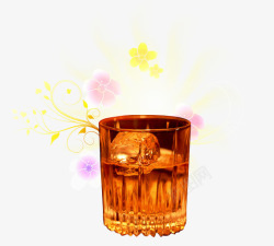 洋酒杯子素材威士忌高清图片