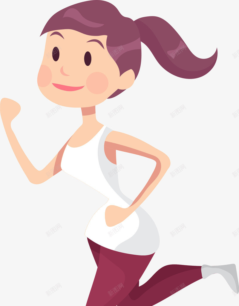 跑步锻炼的可爱女人png免抠素材_新图网 https://ixintu.com 可爱女人 奔跑 慢跑 美丽女人 跑步锻炼 马拉松