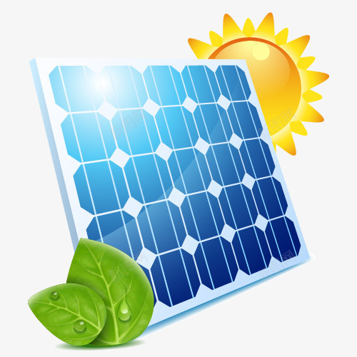 太阳能电池png免抠素材_新图网 https://ixintu.com 供电 太阳能 椰子 环保 节能 阳光