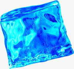 深蓝色钻石深蓝色透明正方形冰块奥运会高清图片
