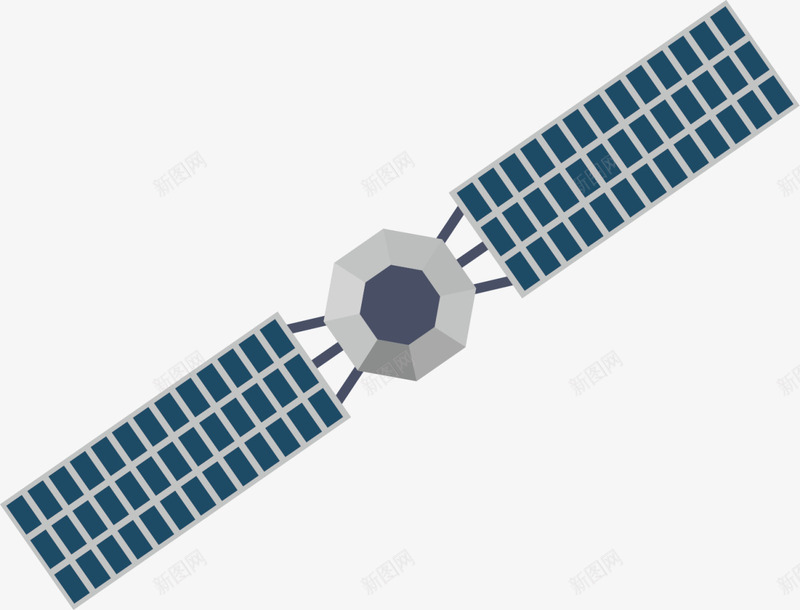 蓝色宇宙探索卫星png免抠素材_新图网 https://ixintu.com 4月12号 世界航天日 卫星 太空 宇宙 探索 航空