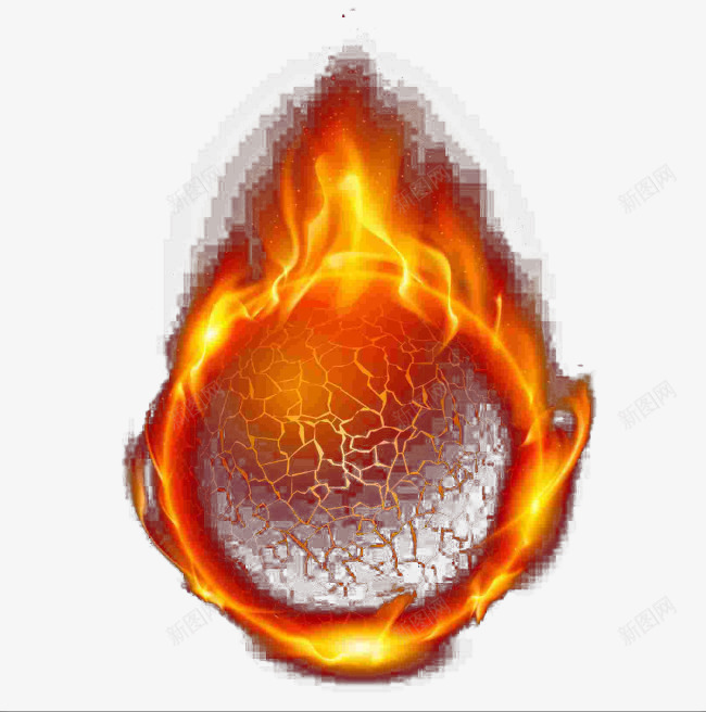 火球png免抠素材_新图网 https://ixintu.com 免费下载 浴火重生 火焰 红色 高清素材