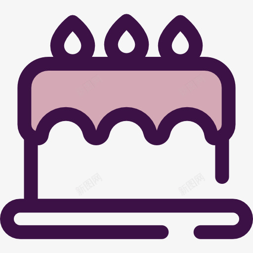 生日蛋糕图标png_新图网 https://ixintu.com 庆祝生日 甜点 生日蛋糕 蛋糕 面包 食品 食品和餐厅