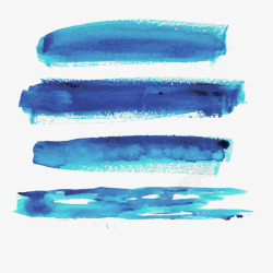 蓝色水性笔设计画笔笔刷矢量图高清图片