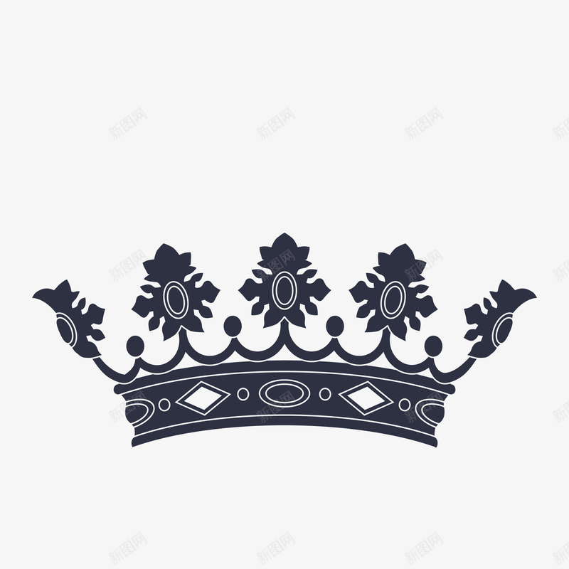 美丽的皇冠手绘图图标png_新图网 https://ixintu.com 公主 国王 头饰 皇冠 象征 贵族 贵重 身份
