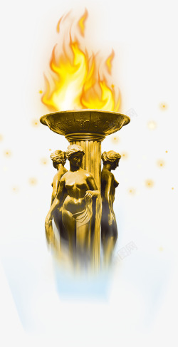 红火雕塑火热火炬碳火雕塑高清图片