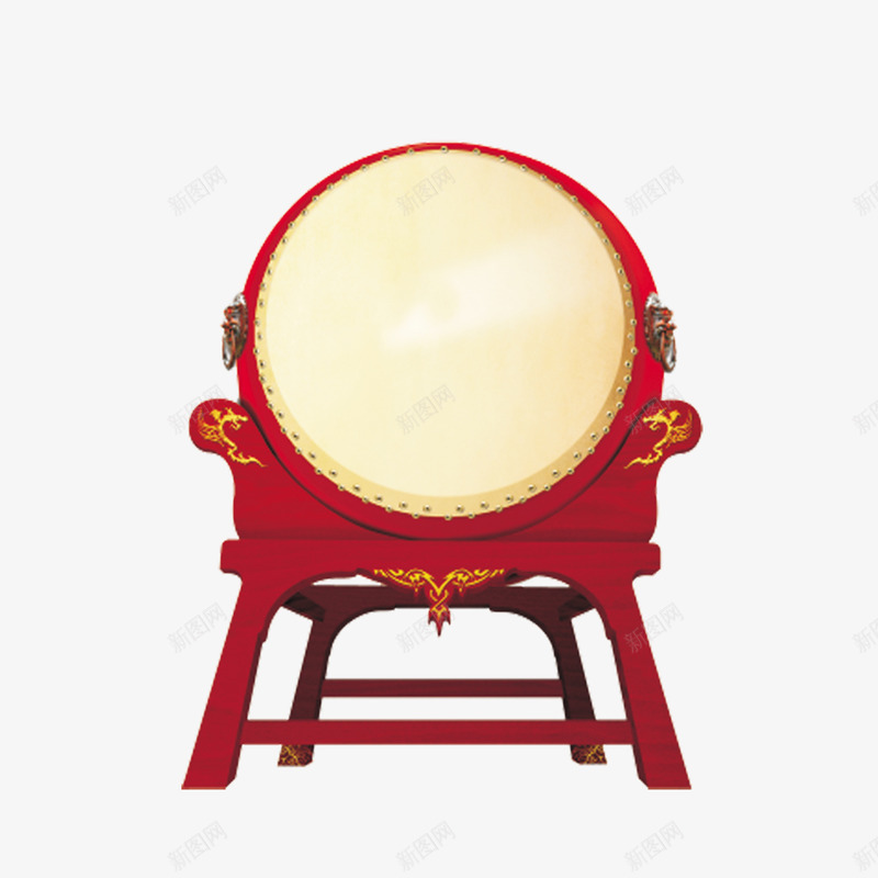 中国红鼓png免抠素材_新图网 https://ixintu.com 古典 庆典 祝福 节日